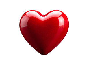 Fototapeta premium red heart on black background