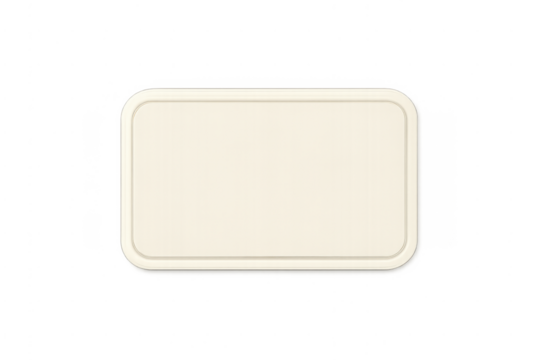 Blank light beige rectangle label button design - Powered by Adobe