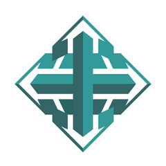 Geometric Arrow Monogram Logo Design