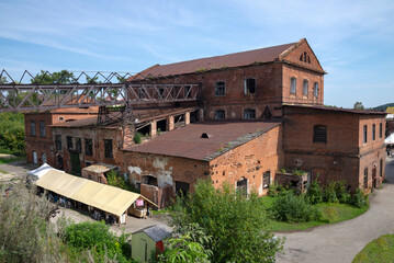 Old buildings of the metallurgical plant. Sysert, Sverdlovsk region