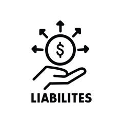 Financial Liabilities, Debt Management, and Investment Risk Icon