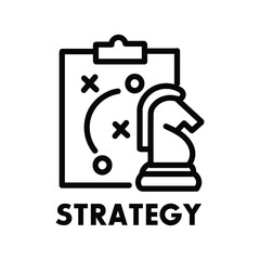 Business Strategy, Planning, and Financial Tactic Icon