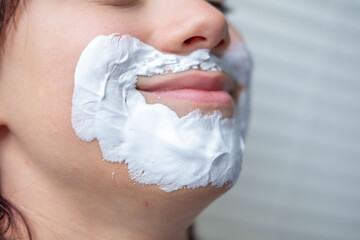 13 year old learning shaving basics, teenage transition moment, puberty milestone, coming age ritual, growing up, awkward transition into manhood, changes, hormones, and new responsibilities