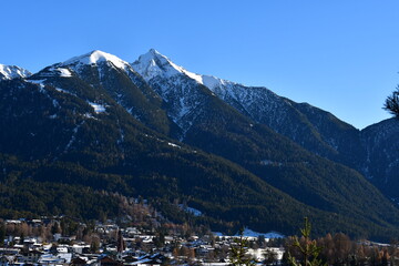 Sch&ouml;ne Landschaft in Seefeld in Tirol