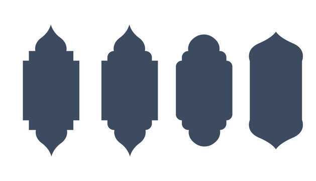  vector illustrations of traditional Middle Eastern lanterns