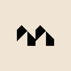 Modern Colorful Letter M Logo Design &ndash; Creative Simple Monogram Branding Symbol for Business, Startup, and Company Identity