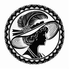 black and white illustration of a man in a helmet