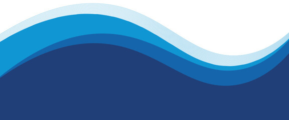 ea waves layered vector background illustration and sea beach, modern trendy design.