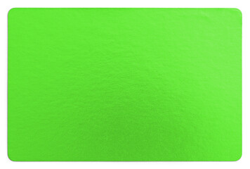 Blank Green Metallic Sticker Textured Background