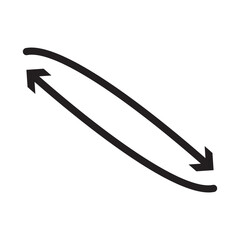 Fototapeta premium aarrow line icon. various types of arrows. direction icon