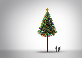 Holiday beyond Reach and unaffordable christmas season as the rising prices of seasonal gifts unaccessible to a family as inflation anf higher prices make it too expensive.