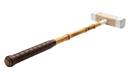 Polo Mallet with Bamboo Handle and Leather Grip sports equipment game