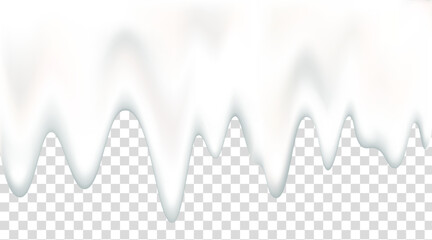 Yogurt, cream, glaze, liquid or paint wave realistic 3d texture.