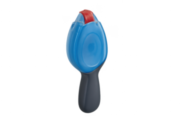 Blue correction tape dispenser with transparent background