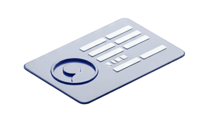 ID Card Icon: Showing Identity in a Clean Design