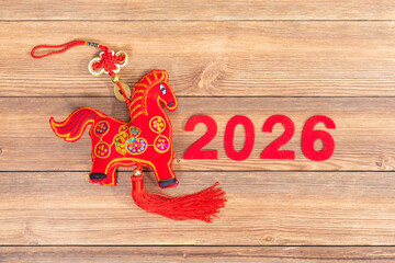 chinese traditional horse ornaments for chinese new year decoration,2026 is year of the horse