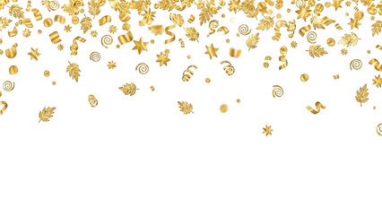 golden stars isolated on white background