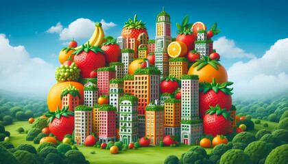 living in a healthy fruit city