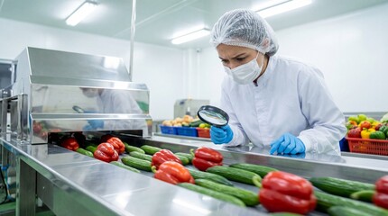 Food Quality Inspection on Conveyor Belt