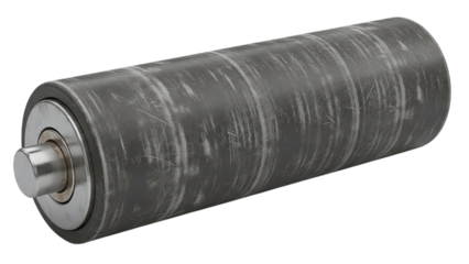 Scratched Industrial Roller with Metal Bearings graphic isolated on a transparent background