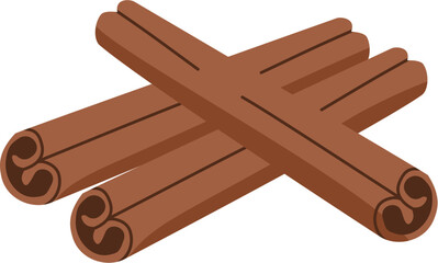 Cinnamon Sticks Still Life - Culinary Spice Illustration