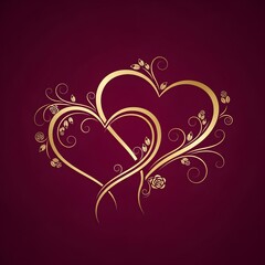 Vector Romantic Love and Valentine's Day Celebration Concept