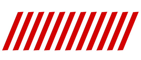 Shepard&rsquo;s Tables Optical Illusion Red Stripes