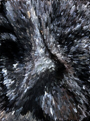 Abstract Pixel Burst Radial Motion Background