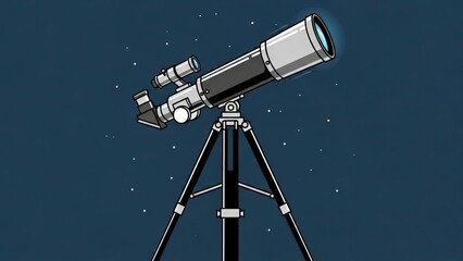 Telescope for Stargazing and Astronomical Observation.