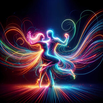 man and woman dancing