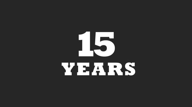 15 Years Scattered video 4K animation
