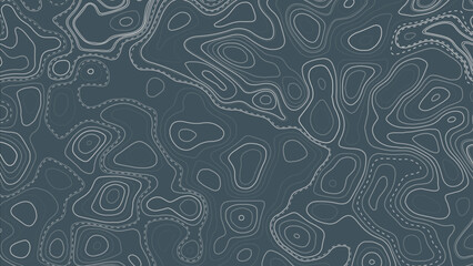 Naklejka premium Vector contour topographic map background. Topography and geography map grid abstract backdrop. Business concept. Vector illustration