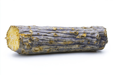 Fresh purple yam with textured skin and vibrant color, showcasing its unique appearance and natural beauty