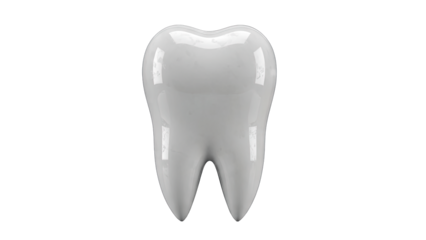 Isolated Tooth on White Background for Dental Health.