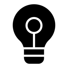 lamp icon for illustration