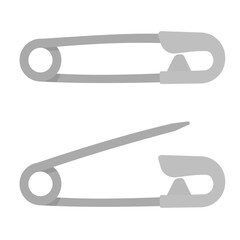 安全ピンのイラスト