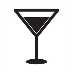 martini glass icon vector illustration