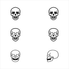 A Warning Toxic Skull Icon Symbol, Showcasing Danger and Poison in a Flat Design Minimalist Vector for Security Health Success Hazard Abstract Tattoo.