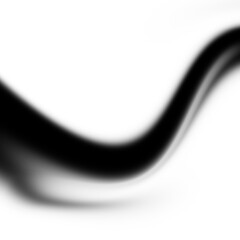  Curved Soft Shadow Wave Isolated