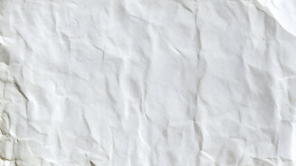 Obraz premium White crumpled paper texture