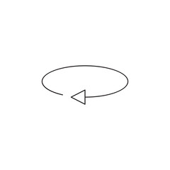 Outline Circular Arrow Reload Refresh Interface Icon