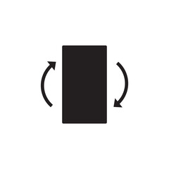 Solid Vertical Screen Device Rotation Indicator