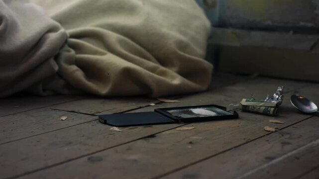 Illegal drugs in abandoned house