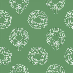 vector illustration winter holiday elements