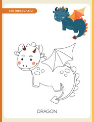 Pages for a children's activity book. The theme is a fairytale kingdom. Coloring page.  Fun activities for preschool children. Kids book kingdom theme. Vector illustration.