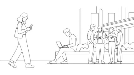 Abstract auto cad drawing concept with faint lines on a dark digital background.