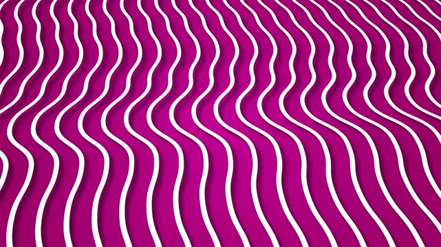 pink striped seamless pattern with curved geometric lines and decorative texture