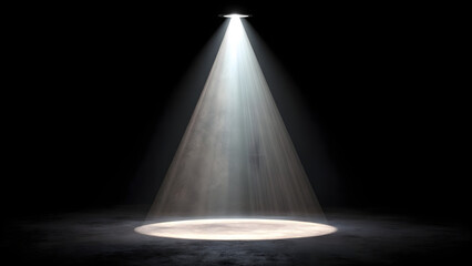 spotlight on stage