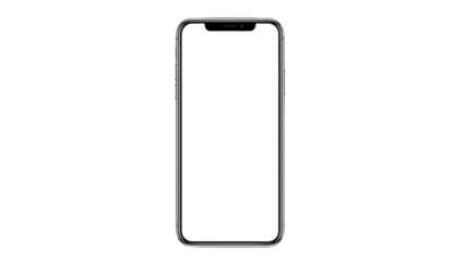 Blank Smartphone Frame Mockup Design Template Interface