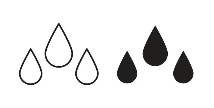 Tear drop icon for web and app. vector illustration eps
